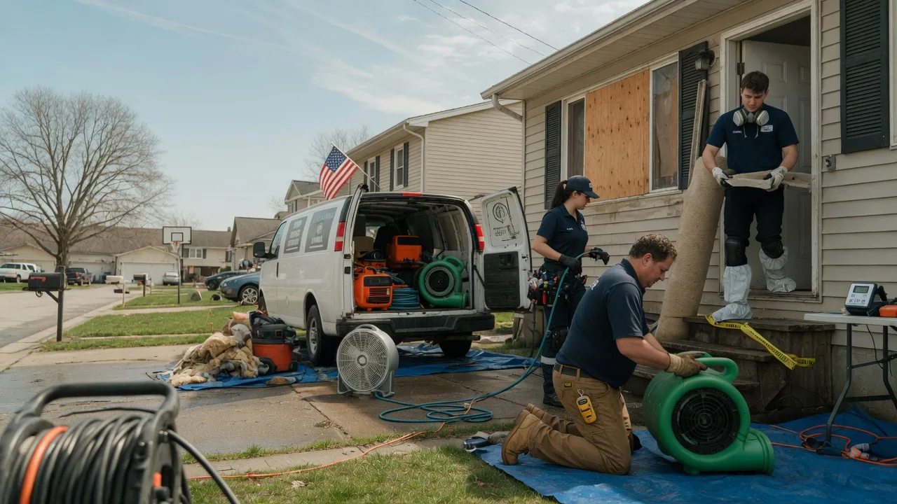 Water Damage Restoration in Farmville, VA near me